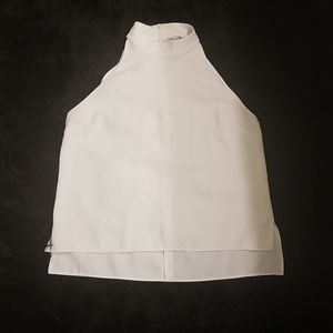 Zara High Neck Sleeveless Top